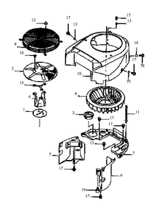 Fh680v-As01 Cooling Equipment Diagram and Parts List for M60-KW 53AB5DBX150-23-HP Cub Cadet Lawn Tractor